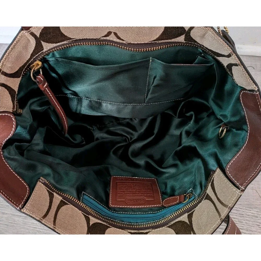 Y2K Coach Vintage Holiday Gallery Patchwork Shoulder Bag Tote